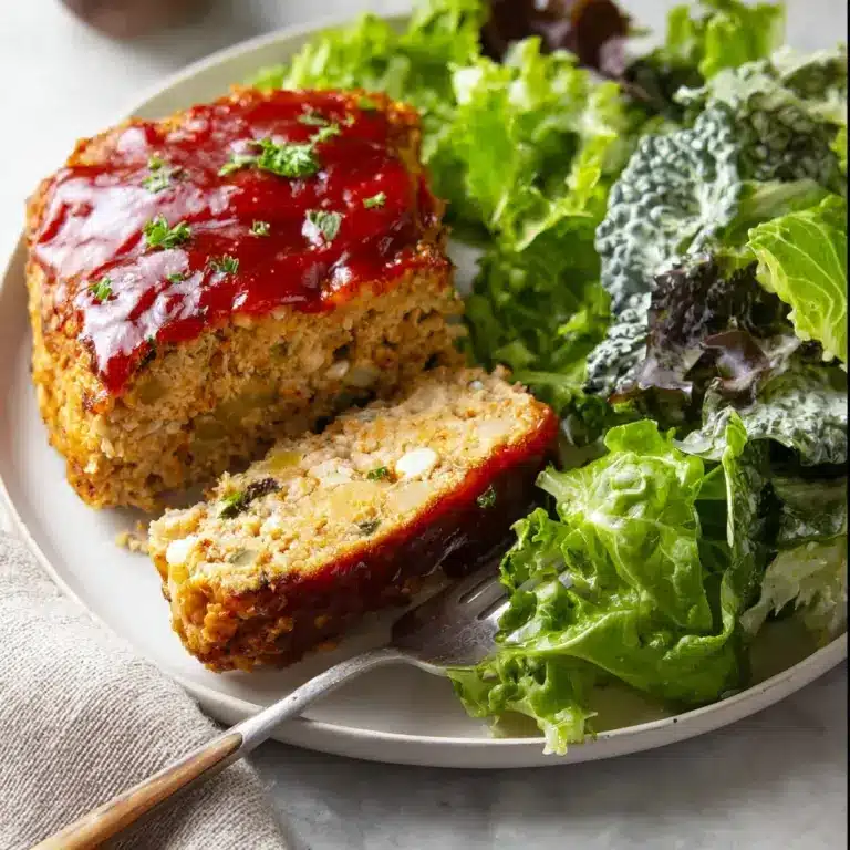 Healthy Ground Chicken Meatloaf Recipe