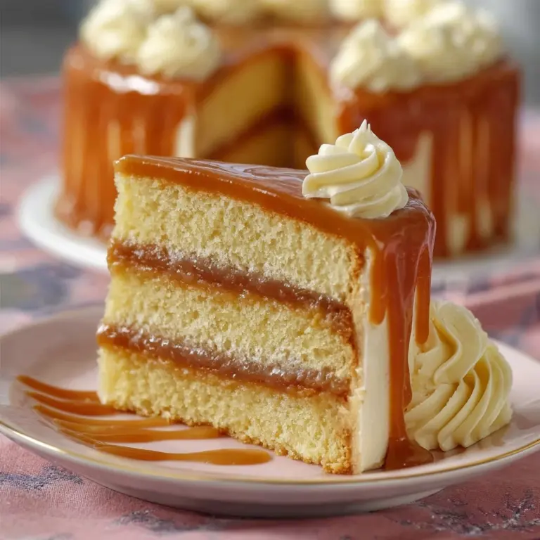 Homemade Caramel Cake Recipe