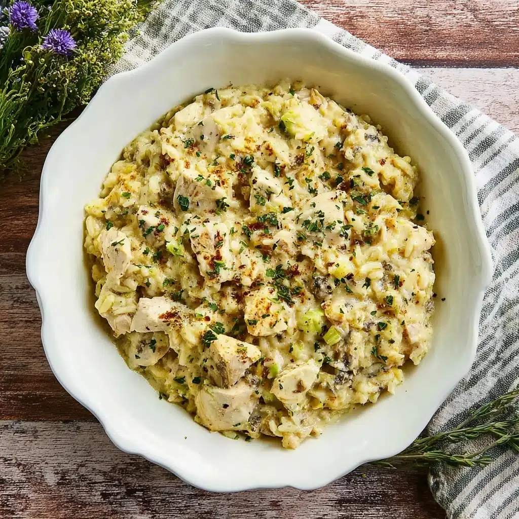 Creamy Chicken and Wild Rice Casserole Recipe - Recipe Image