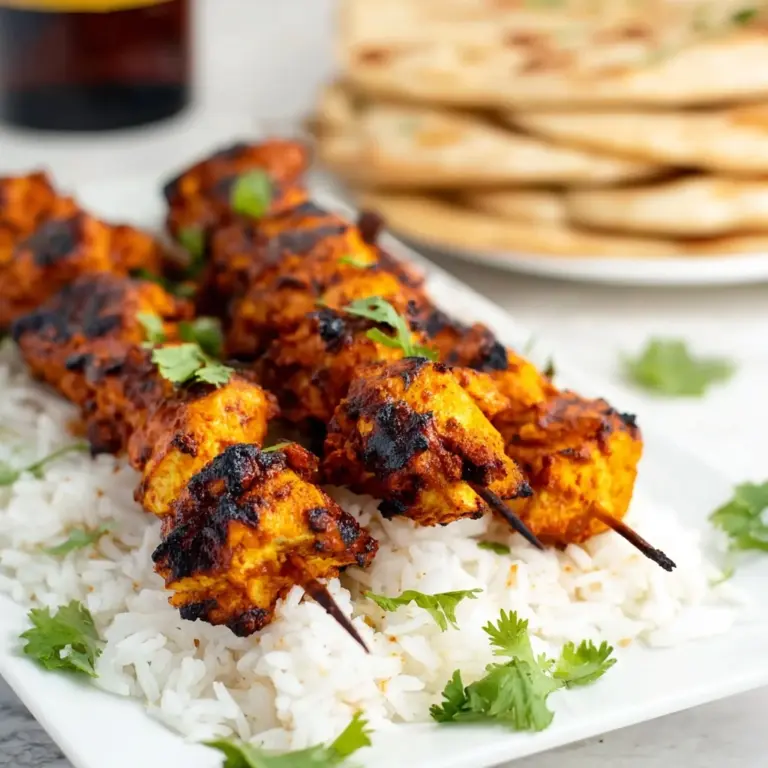 Air Fryer Chicken Tandoori Kebabs Recipe