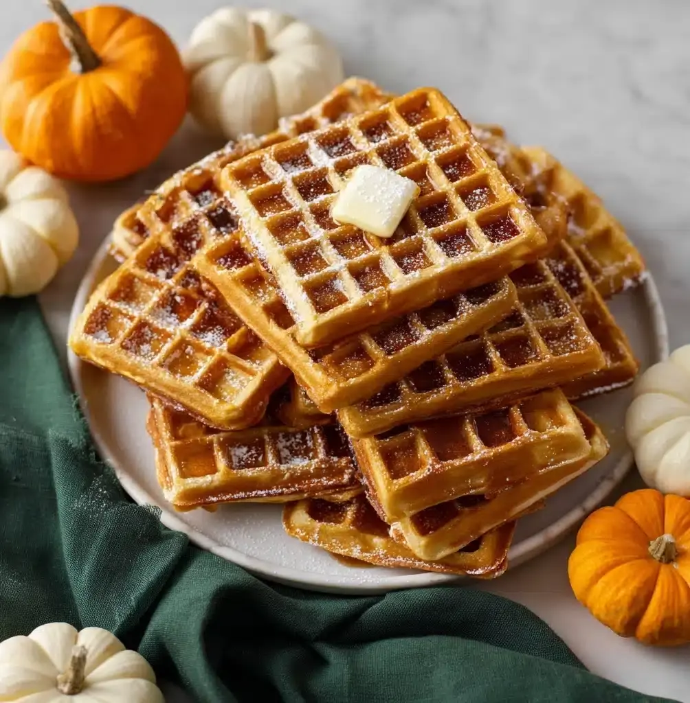 Pumpkin Waffles Recipe