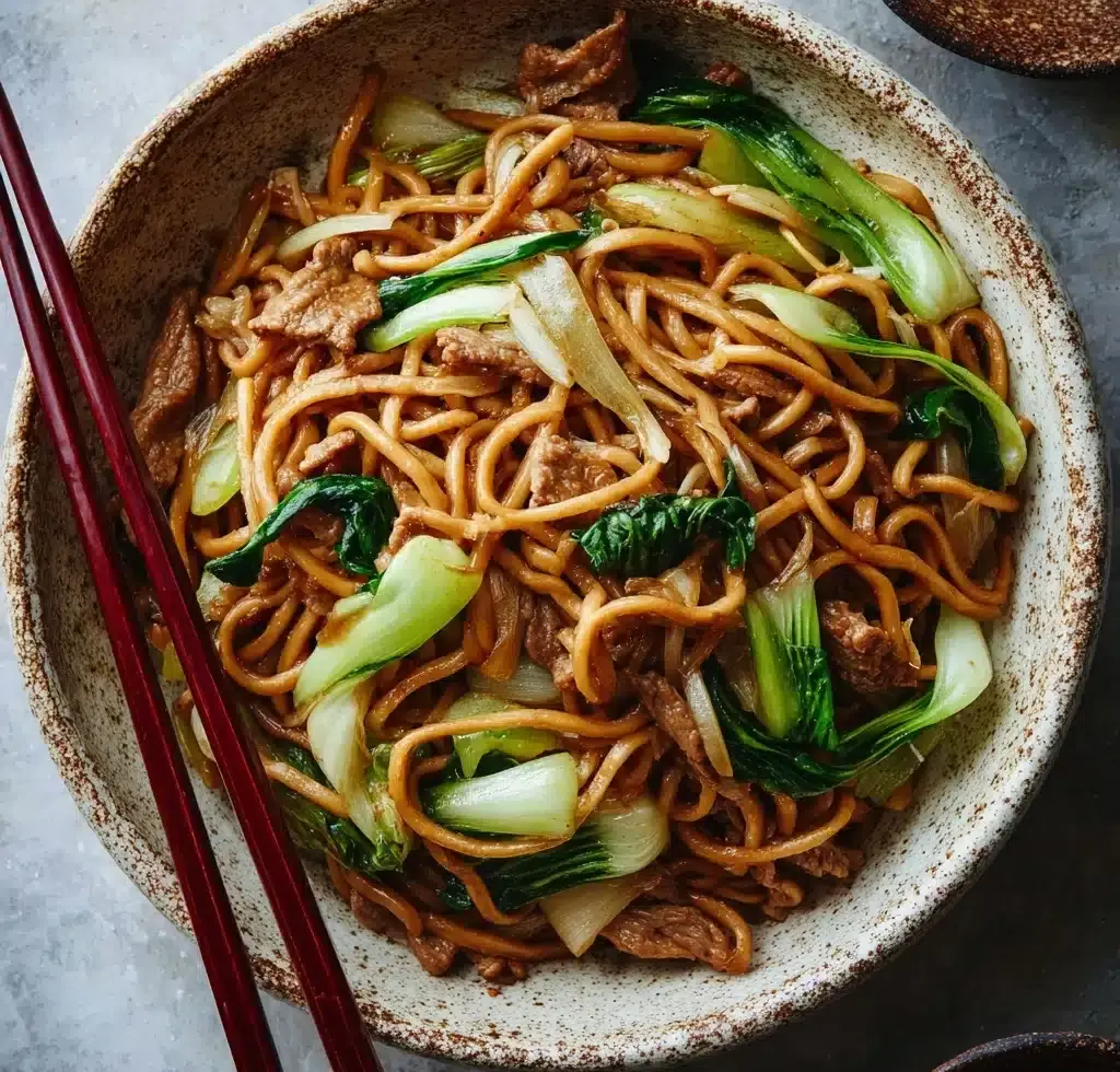 Shanghai Fried Noodles (上海粗炒面) Recipe - Recipe Image