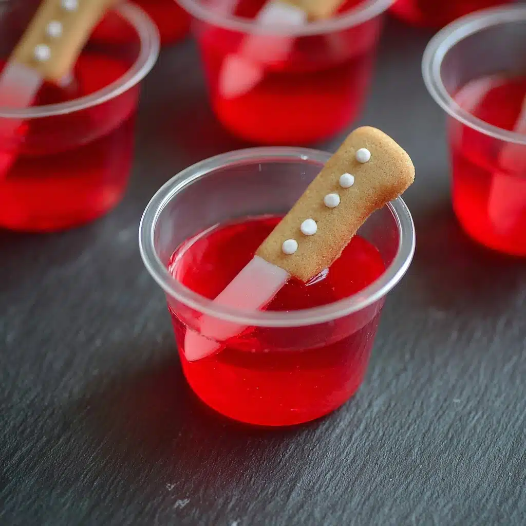 Michael Myers Halloween Jello Shots Recipe - Recipe Image