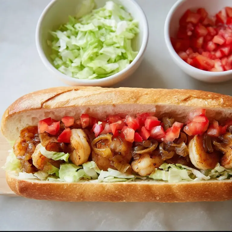 Cajun Grilled Shrimp Po’ Boy Recipe