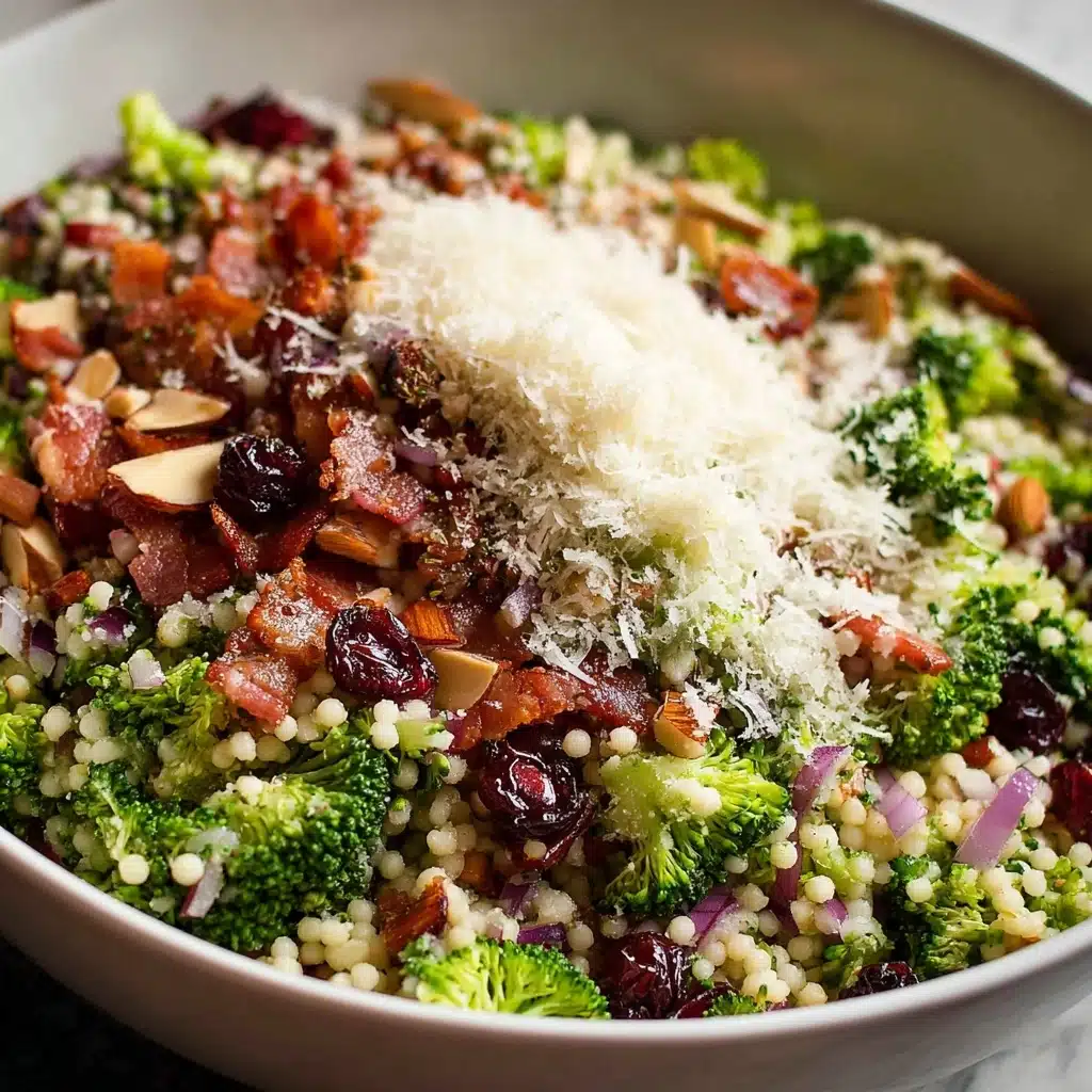 Broccoli Pearl Crunch Salad Recipe