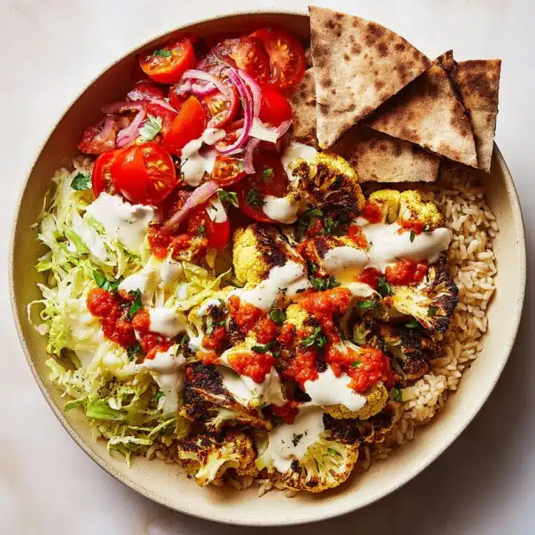 Halal Cart-Style Cauliflower Bowl Recipe