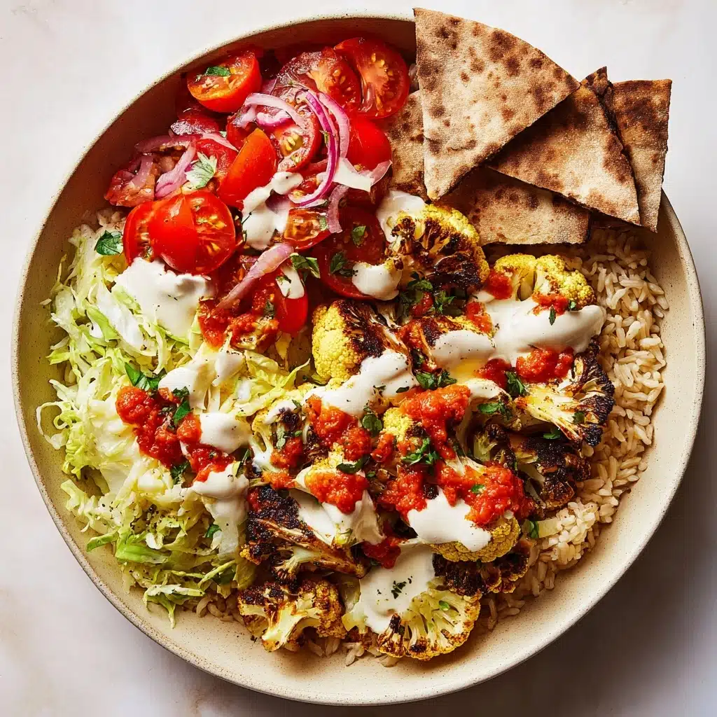 Halal Cart-Style Cauliflower Bowl Recipe