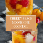 Rainier Cherry Peach Moonshine Cocktail Recipe