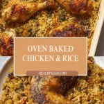 In a large baking dish, arrange the marinated chicken Recipe