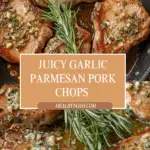 Garlic Parmesan Pork Chops with Rosemary Recipe