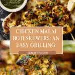 Chicken Malai Boti (Murgh Malai Tikka) Recipe