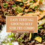 Teriyaki Ground Beef Stir Fry Recipe