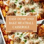 Dump and Bake Meatball Casserole Recipe