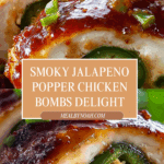 Smoked Jalapeno Popper Chicken Bombs Recipe