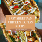 Sheet Pan Chicken Fajitas Recipe