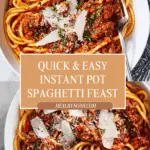 Instant Pot Spaghetti Recipe
