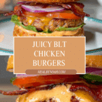 BLT Baked Chicken Burgers (Easy Recipe) Recipe