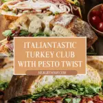 Italian Turkey Club Sandwiches Recipe