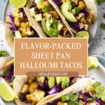 Sheet Pan Halloumi Tacos Recipe