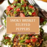 Brisket Stuffed Poblano Peppers Recipe