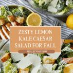 Lemon Kale Caesar Salad Recipe