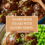 Southern Hamburger Steaks with Onion Gravy Recipe