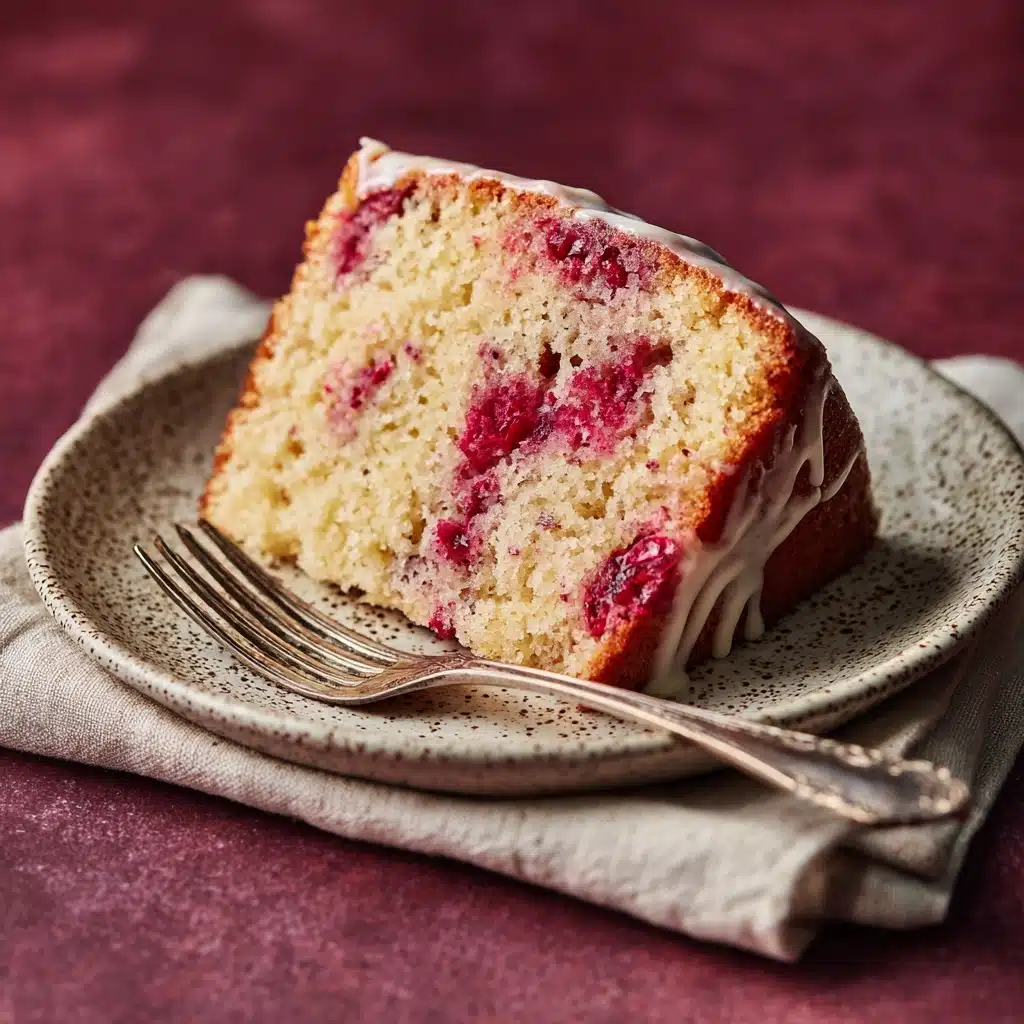 Moist White Chocolate Raspberry Bundt Cake Recipe - Recipe Image