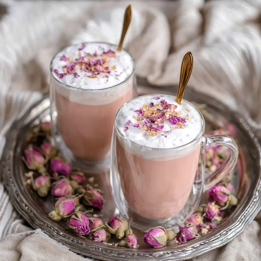 Rose Bud Earl Grey Tea Latte Recipe - Recipe Image