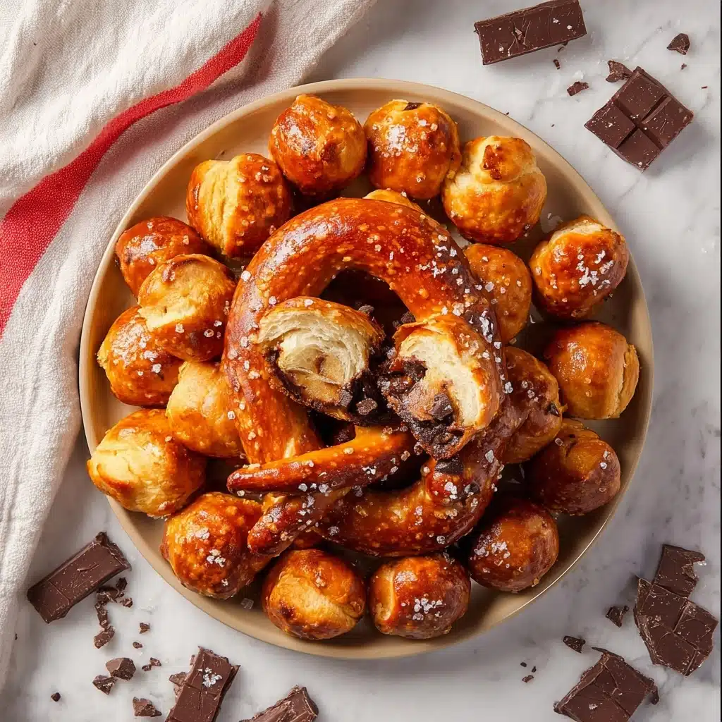 Chocolate Stuffed Pretzel Bites Recipe