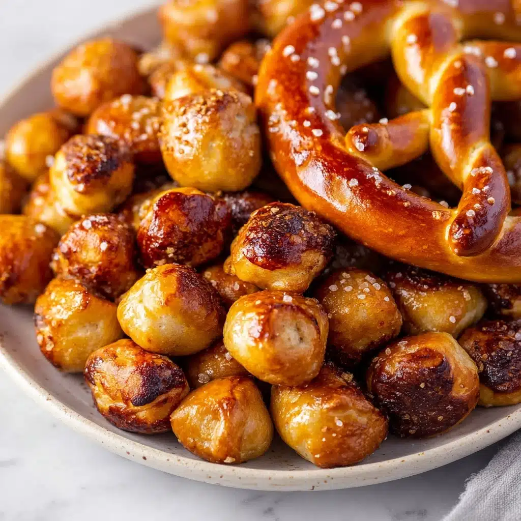 Chocolate Stuffed Pretzel Bites Recipe - Recipe Image