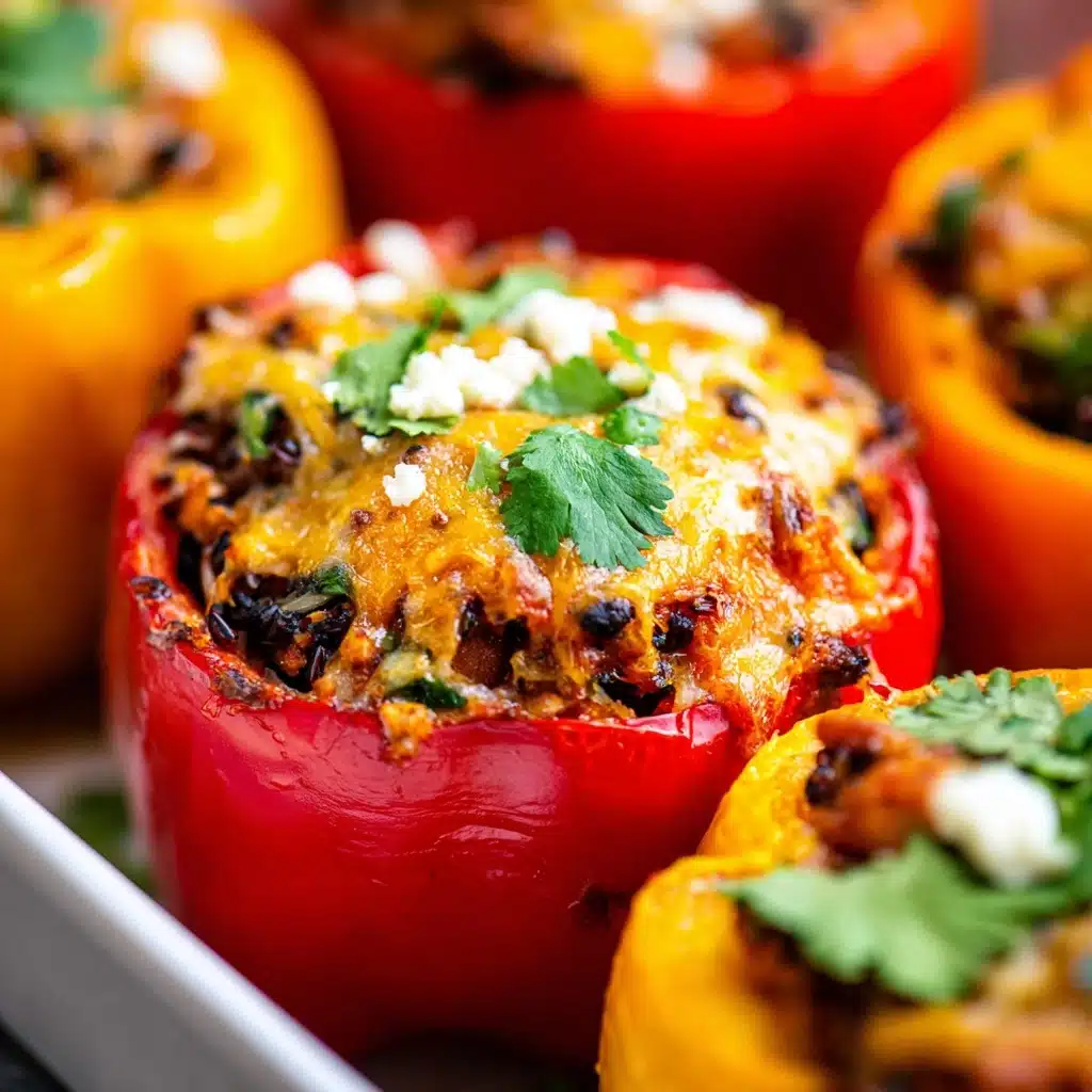 Southwest Quinoa Stuffed Bell Peppers Recipe - Recipe Image