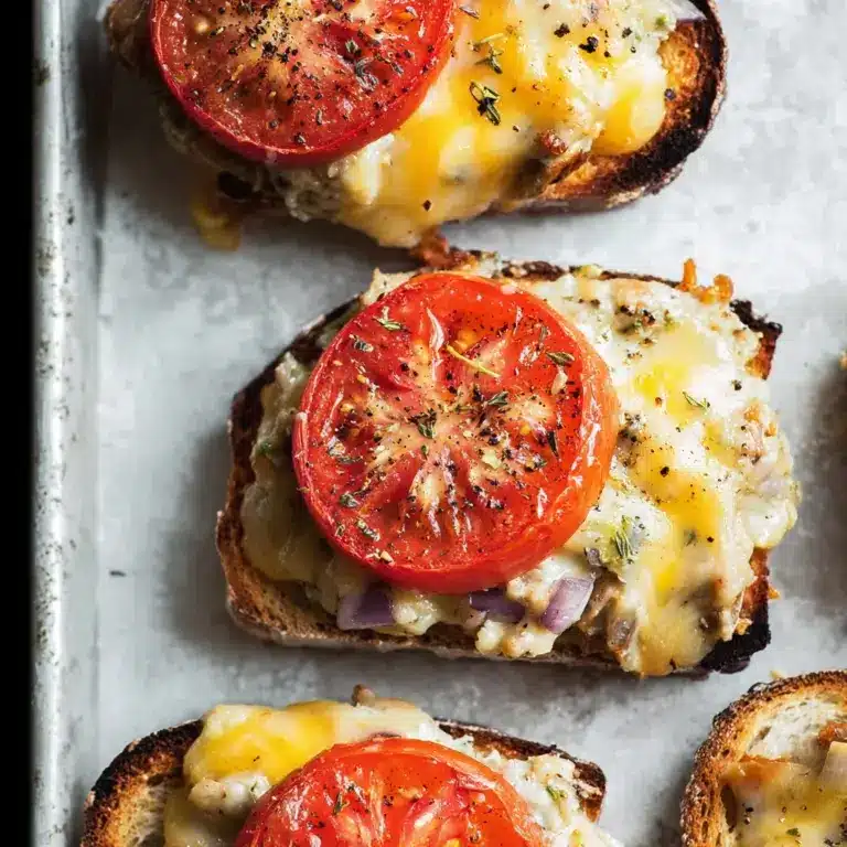Sheet Pan Sourdough Tuna Melts Recipe
