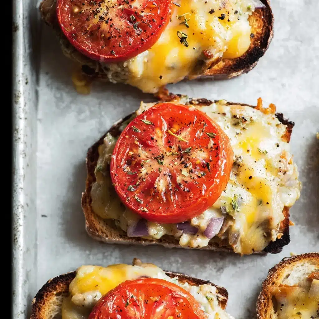 Sheet Pan Sourdough Tuna Melts Recipe - Recipe Image