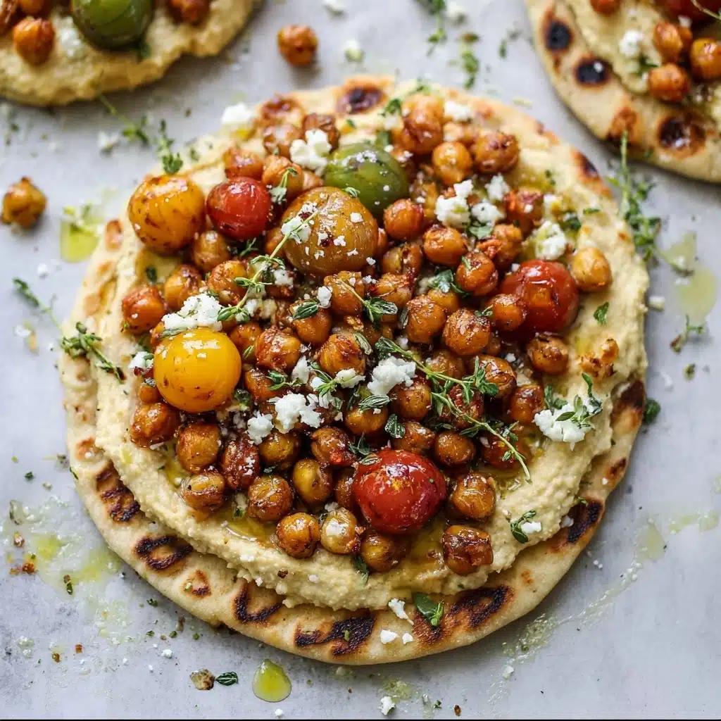 Crunchy Roasted Chickpea Pitas Recipe - Recipe Image
