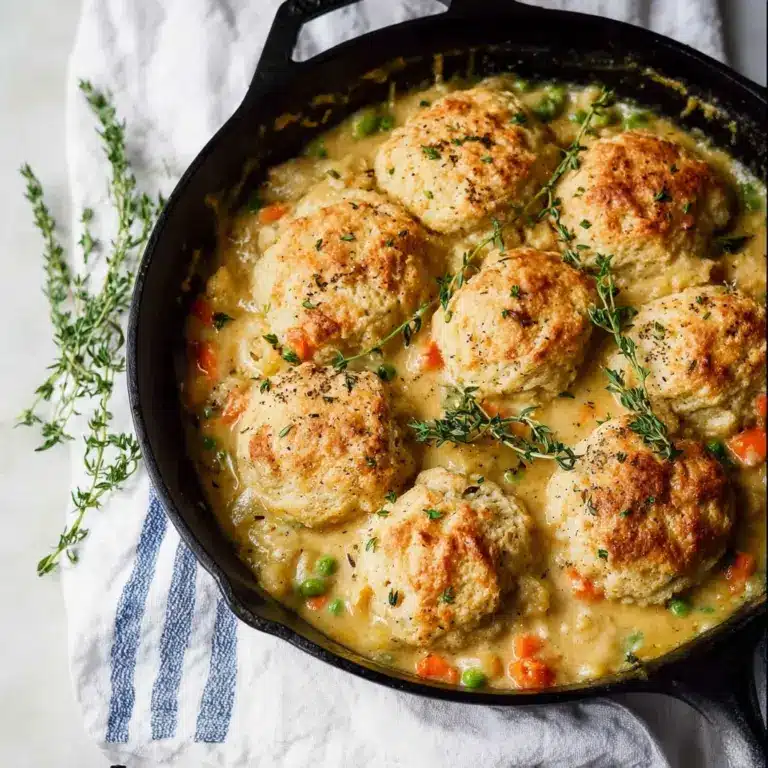 Herb Biscuit Chicken Pot Pie Recipe