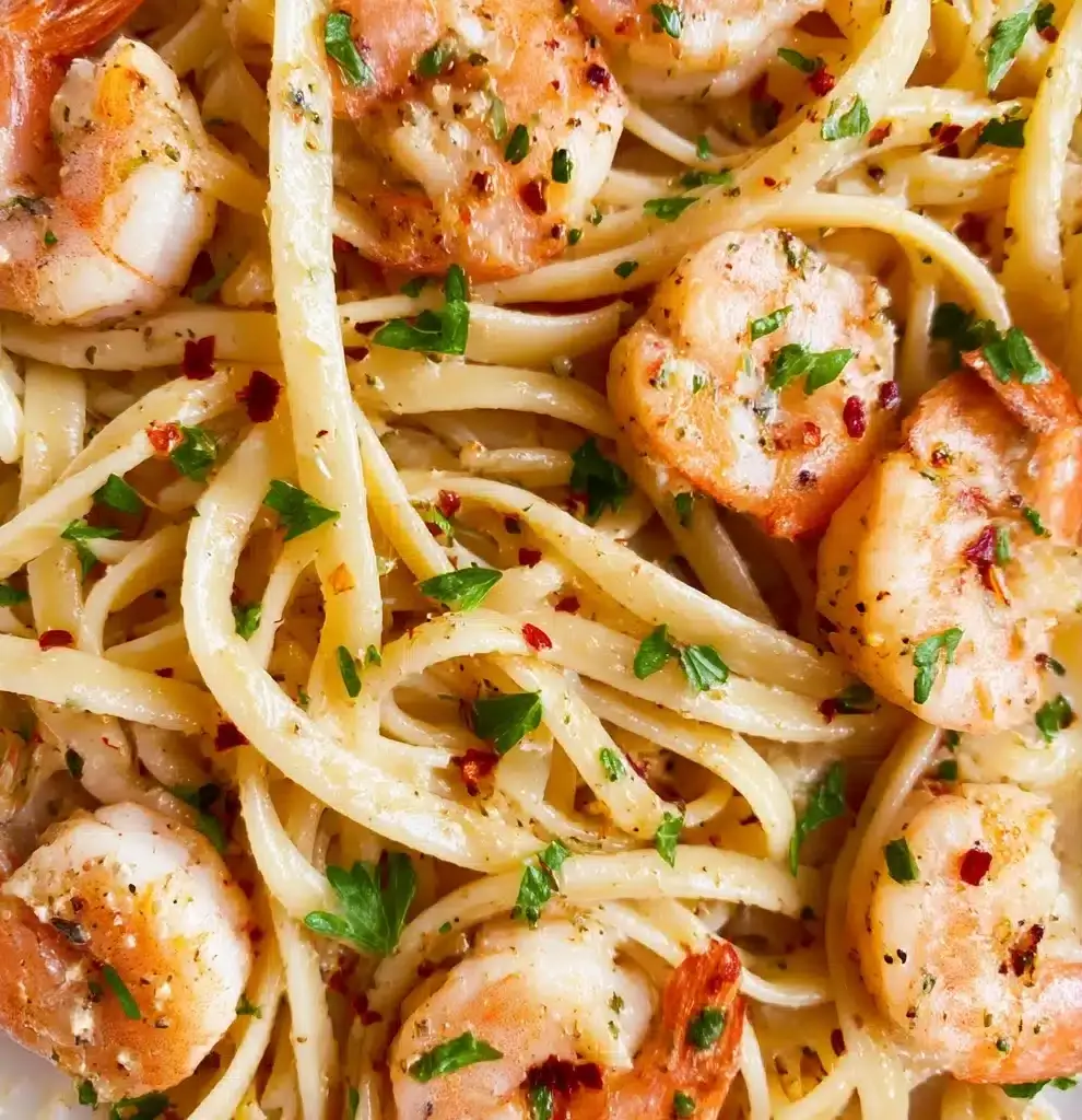 Shrimp Scampi Linguini Recipe - Recipe Image