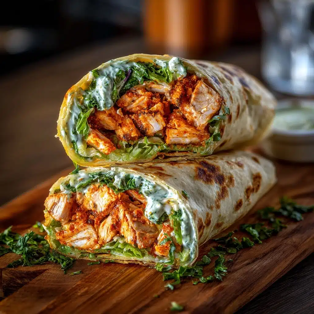 Buffalo Chicken Wraps Recipe - Recipe Image