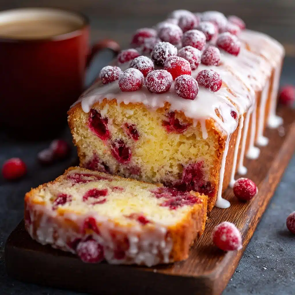 Cranberry Orange Loaf with Sweet Glaze Recipe - Recipe Image