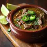 Slow Cooker Pinto Beans, Green Chile, and Beef Recipe