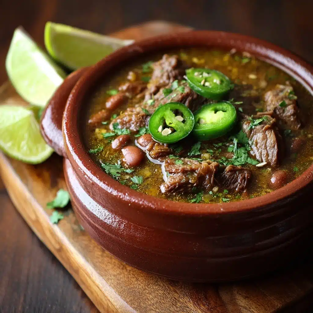 Slow Cooker Pinto Beans, Green Chile, and Beef Recipe - Recipe Image