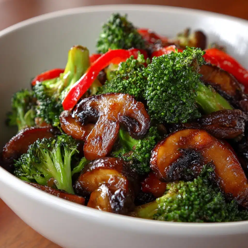 Broccoli and Mushroom Stir Fry Recipe - Recipe Image
