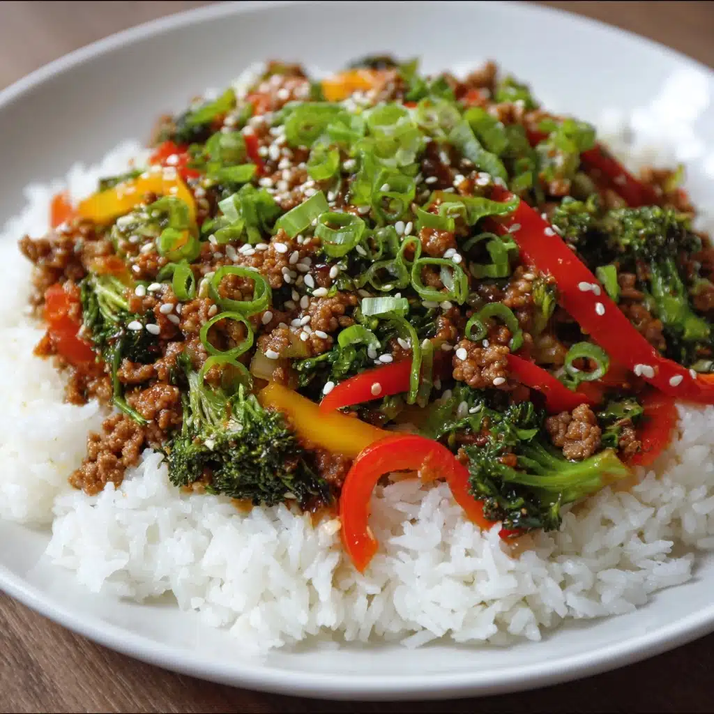 Ground Turkey Teriyaki Stir Fry Recipe - Recipe Image