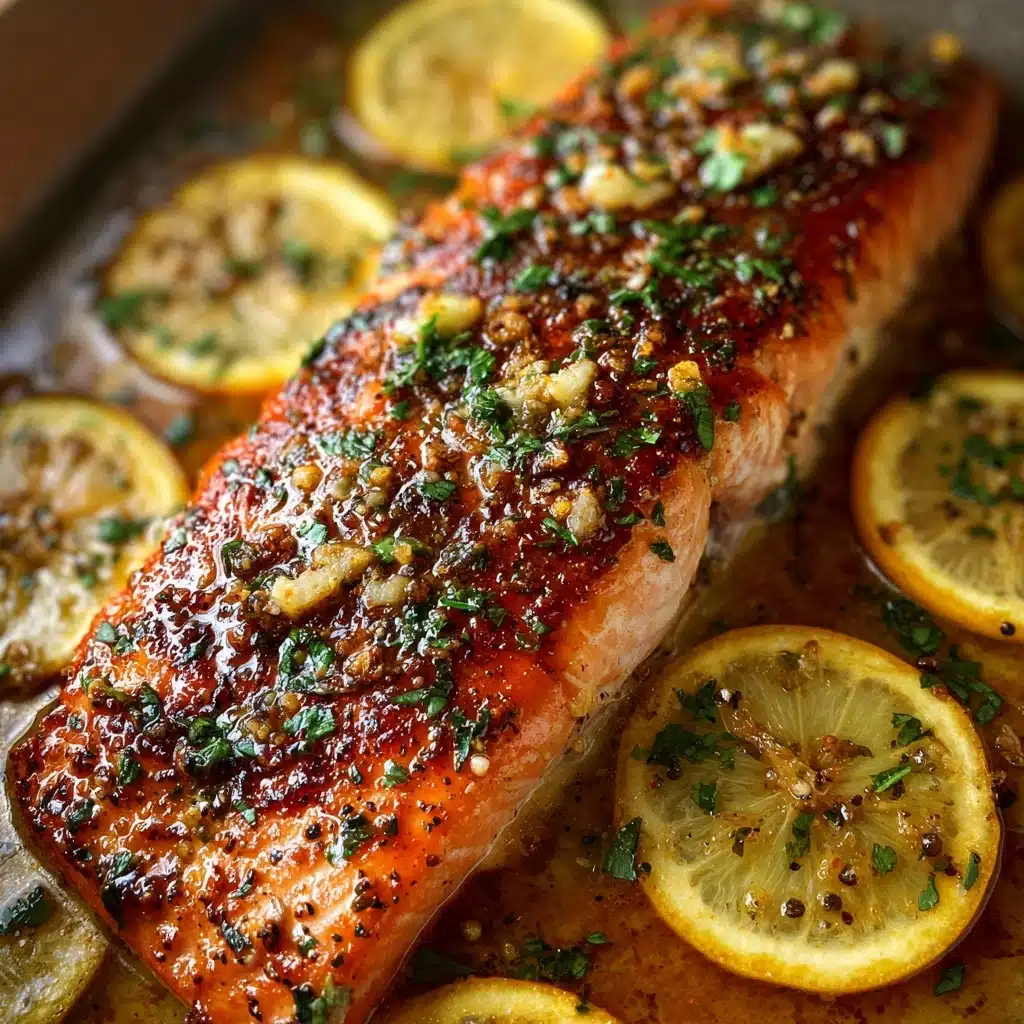 Lemon Garlic Butter Salmon Recipe - Recipe Image