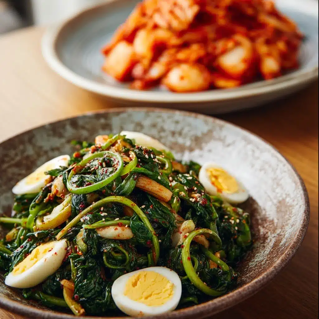 Korean Spinach Salad 2 Ways Recipe - Recipe Image