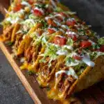Loaded Cheesy Pocket Tacos Recipe