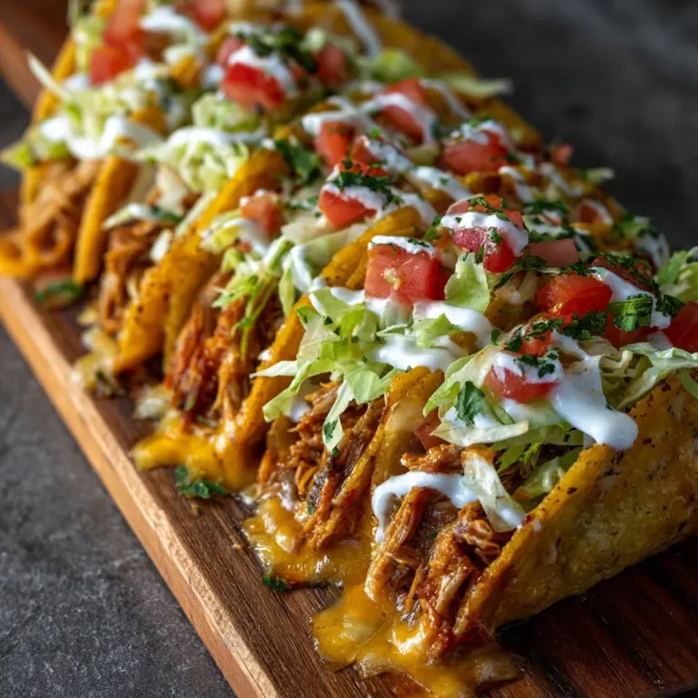 Loaded Cheesy Pocket Tacos Recipe