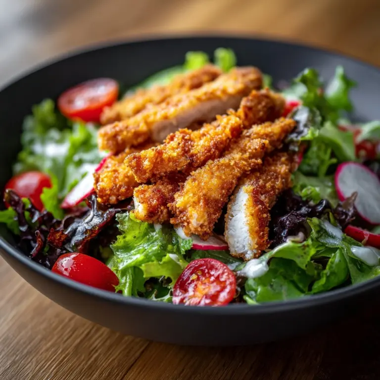 Delicious Crispy Chicken Salad Recipe