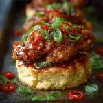 Hot Honey Chicken Biscuits Recipe
