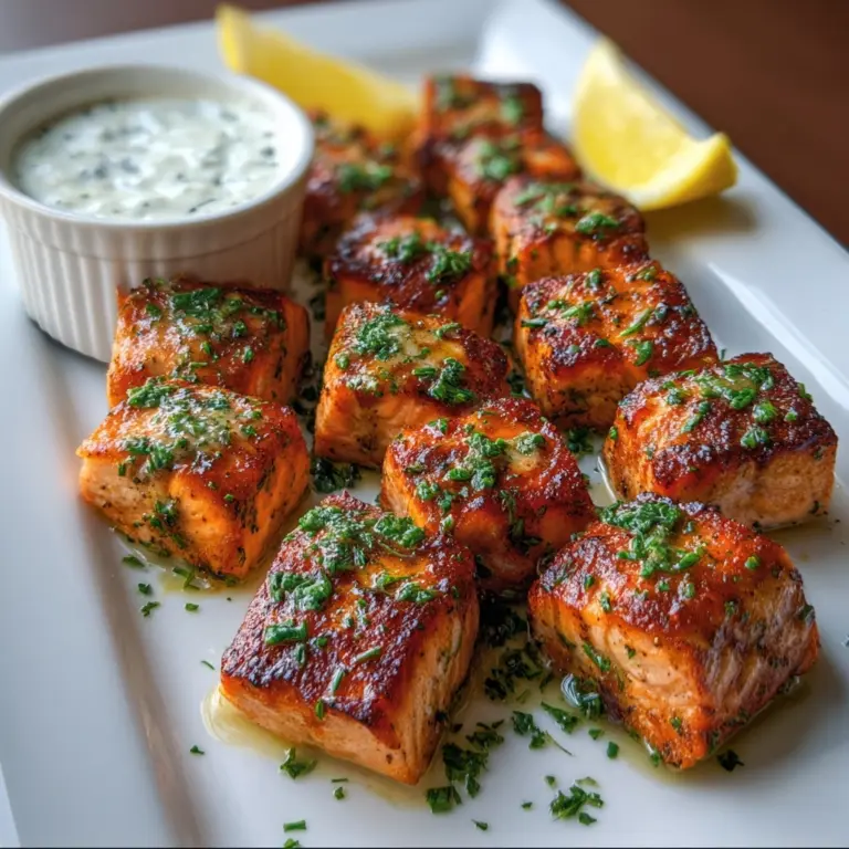 Air Fryer Salmon Bites Recipe