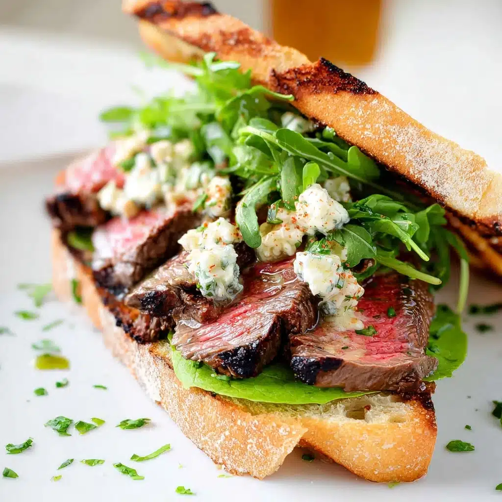 dwiches with Gremolata and Mustard Sauce Recipe - Recipe Image